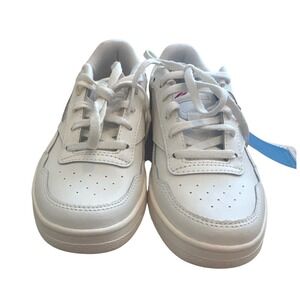 Reebok Court Advance Womens Tennis Shoes White Light Blue 100010640 Size 5 NEW